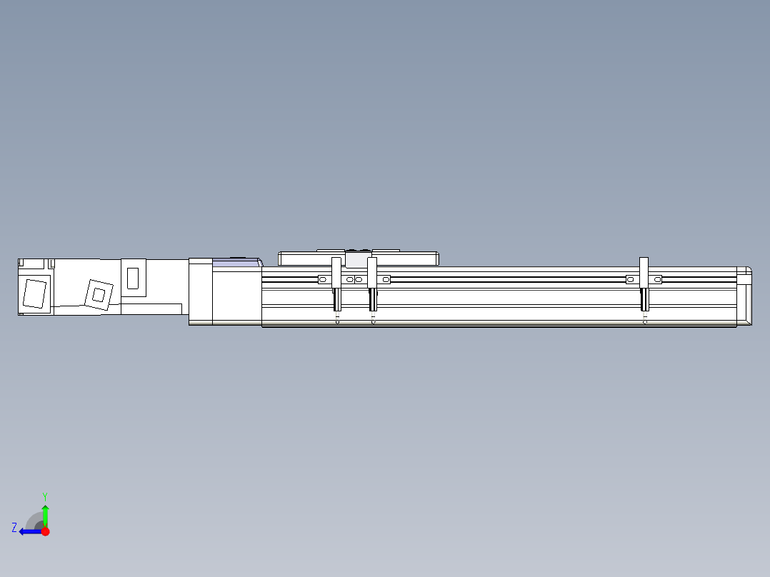 Toyo东佑达直线模组-ETH6M-BC-200-M10B右视图