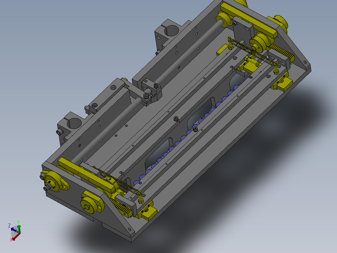 M14齿条齿轮的统一直动式夹具