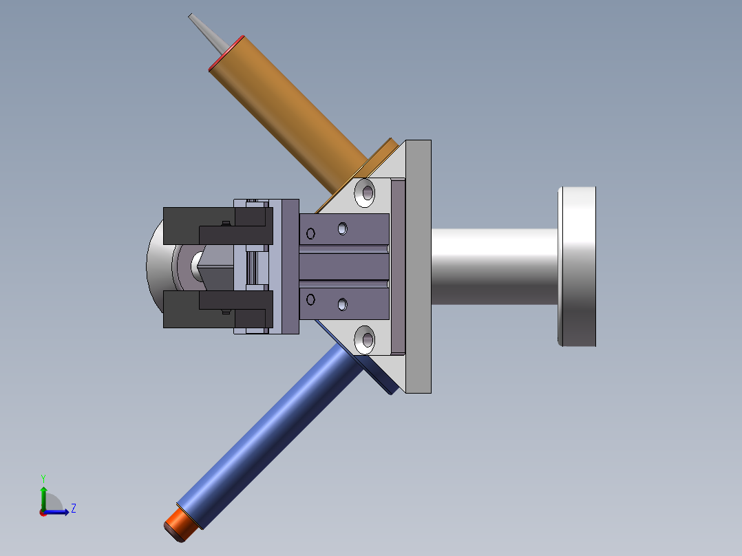 机器人多功能夹爪3d设计图纸左视图