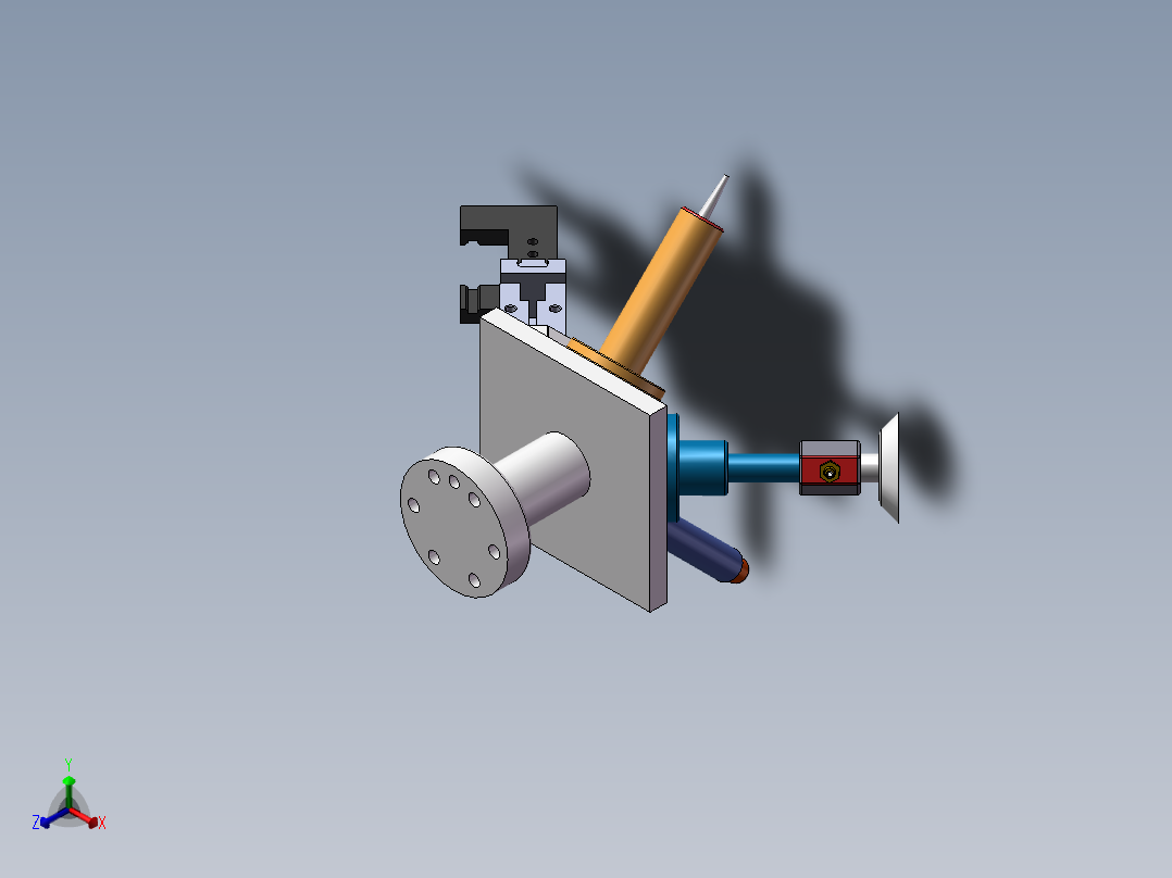 机器人多功能夹爪3d设计图纸正等轴测图