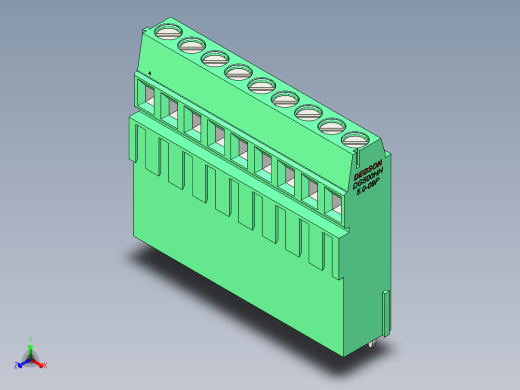 DEGSON DG500 系列 5.05.087.62mm 接线端子-DG500HH-5.0-09P-14-00AH