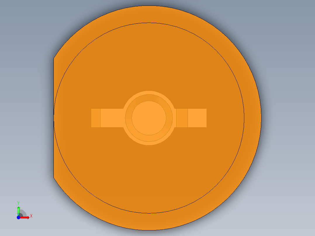 LED_Cylindrical_Orange_D5x9.6mm前视图