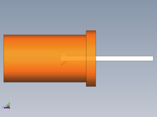 LED_Cylindrical_Orange_D5x9.6mm右视缩略图