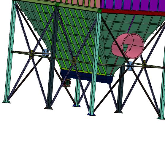 反吹袋式大型集尘式除尘器