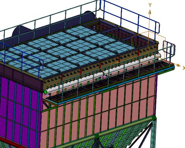 反吹袋式大型集尘式除尘器