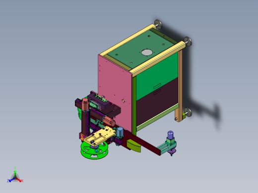 电子元件载带封装上料摆盘设备