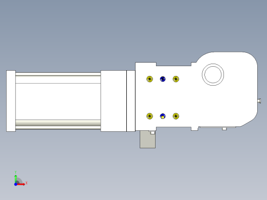 德克斯TUNKERS气缸数模KS_80_2_A00_T08_105GRAD前视缩略图