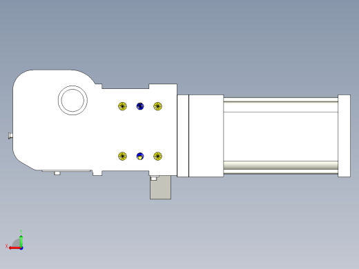 德克斯TUNKERS气缸数模KS_80_2_A00_T08_105GRAD后视缩略图