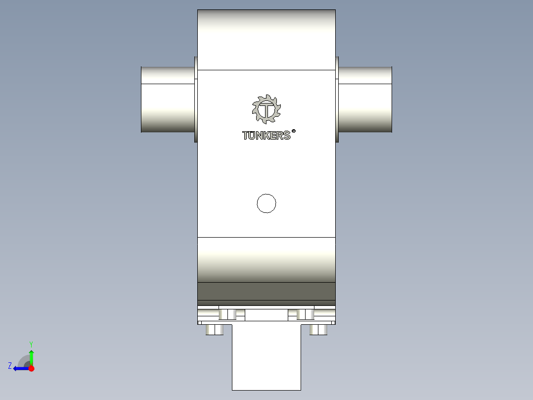 德克斯TUNKERS气缸数模KS_80_2_A00_T08_105GRAD右视图