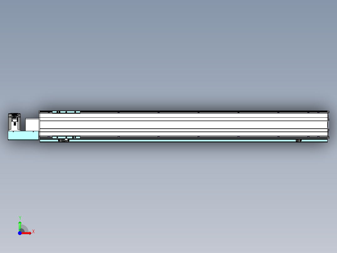 威洛博VBF同步带传动一般环境VBF14-L45-S1150-BL-ZP40-C3前视图