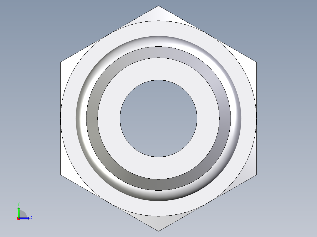 卡套式工业通用硬管接头EO_Male_Stud_connector_GEO10LMOMDCF左视图
