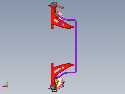 P107-凯美瑞轿车的前麦弗逊独立悬架设计及三维catia建模后视缩略图