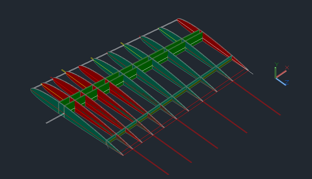 航模飞机CAD设计