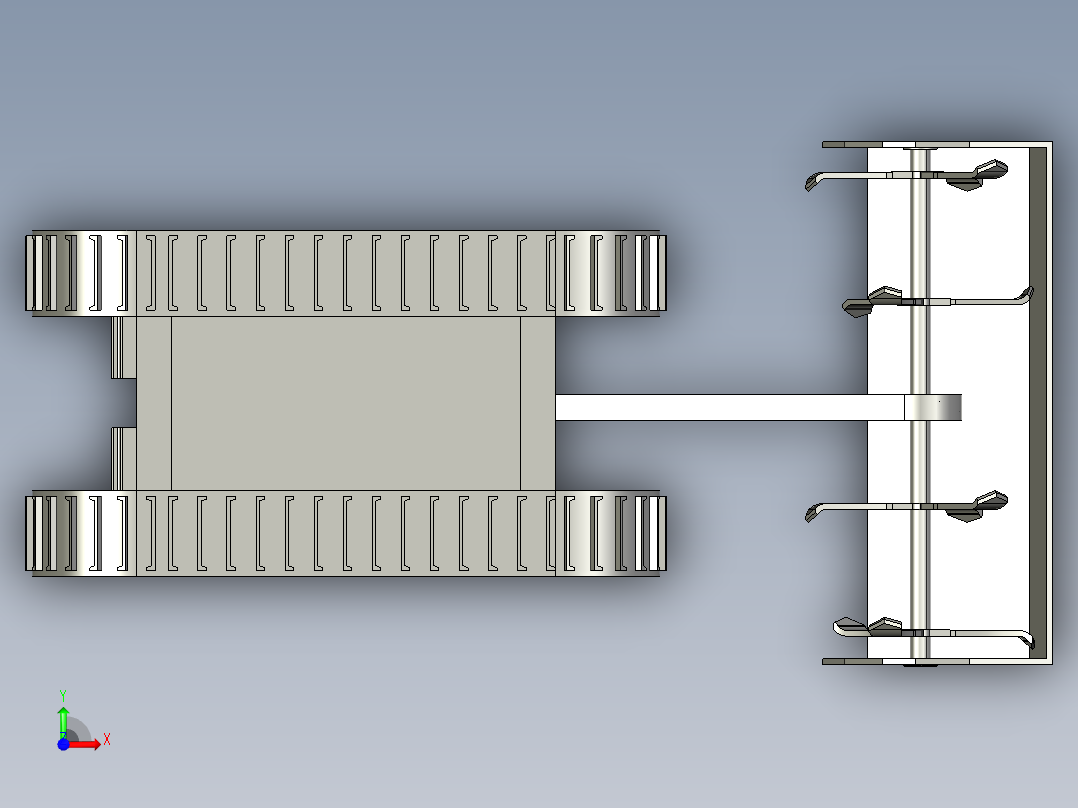 履带式微耕机的结构设计含三维图983300==400ku前视图