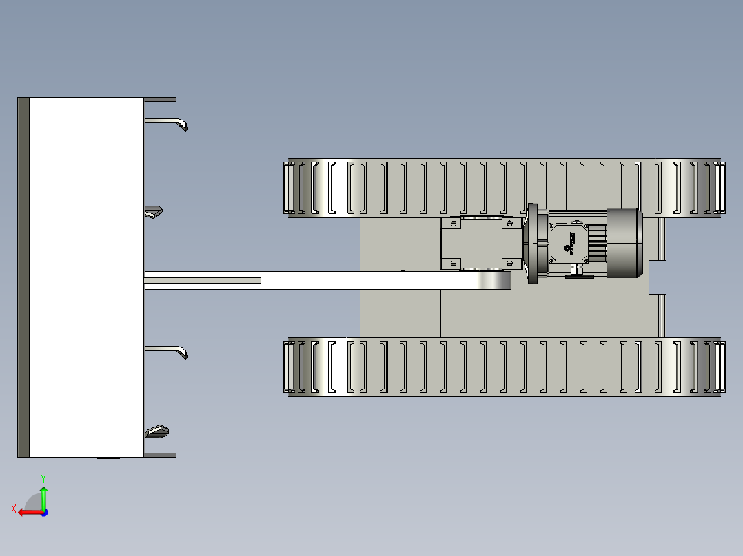 履带式微耕机的结构设计含三维图983300==400ku后视图