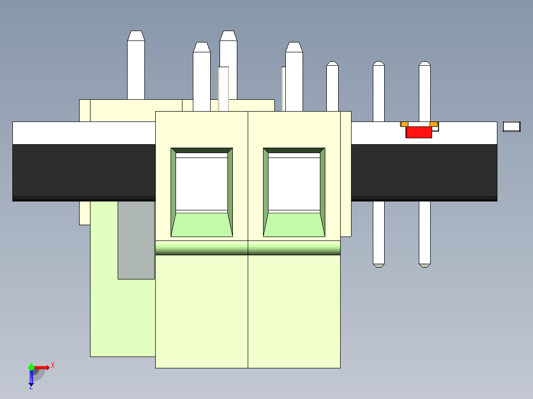 驱动程序 BTN7971俯视图