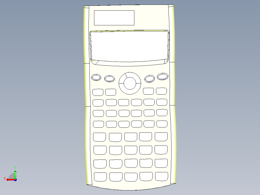 卡西欧计算器5后视图