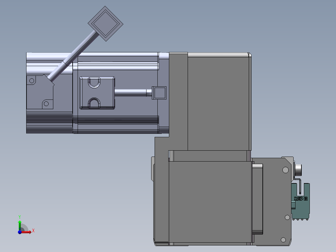 MTB同步带半封闭MTB10-RU-200W前视图