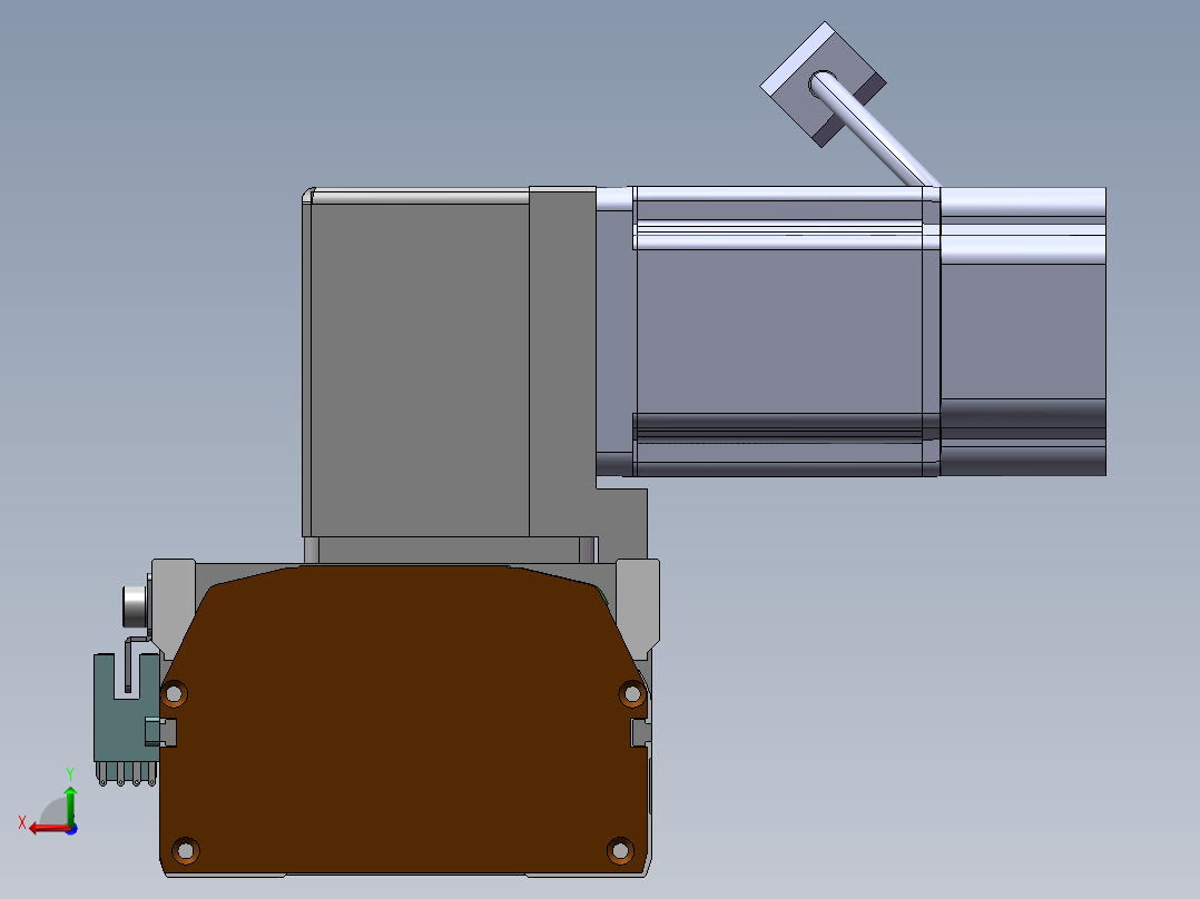 MTB同步带半封闭MTB10-RU-200W后视图