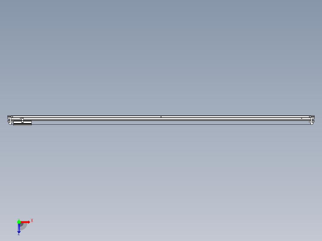 威洛博VL系列3d模型模组VL22H2Y-S2800俯视图
