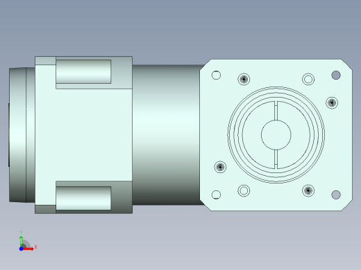 直齿孔ZPLX180-L3 35-114.3-200-M12.stp前视缩略图
