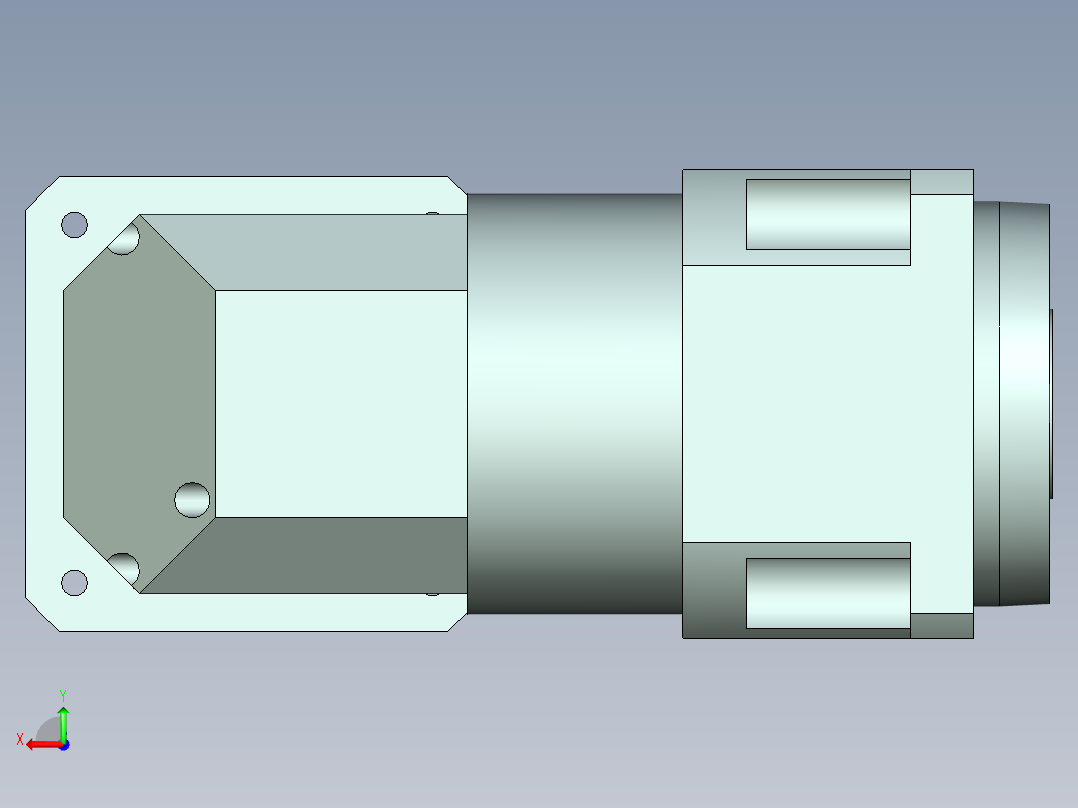 直齿孔ZPLX180-L3 35-114.3-200-M12.stp后视图
