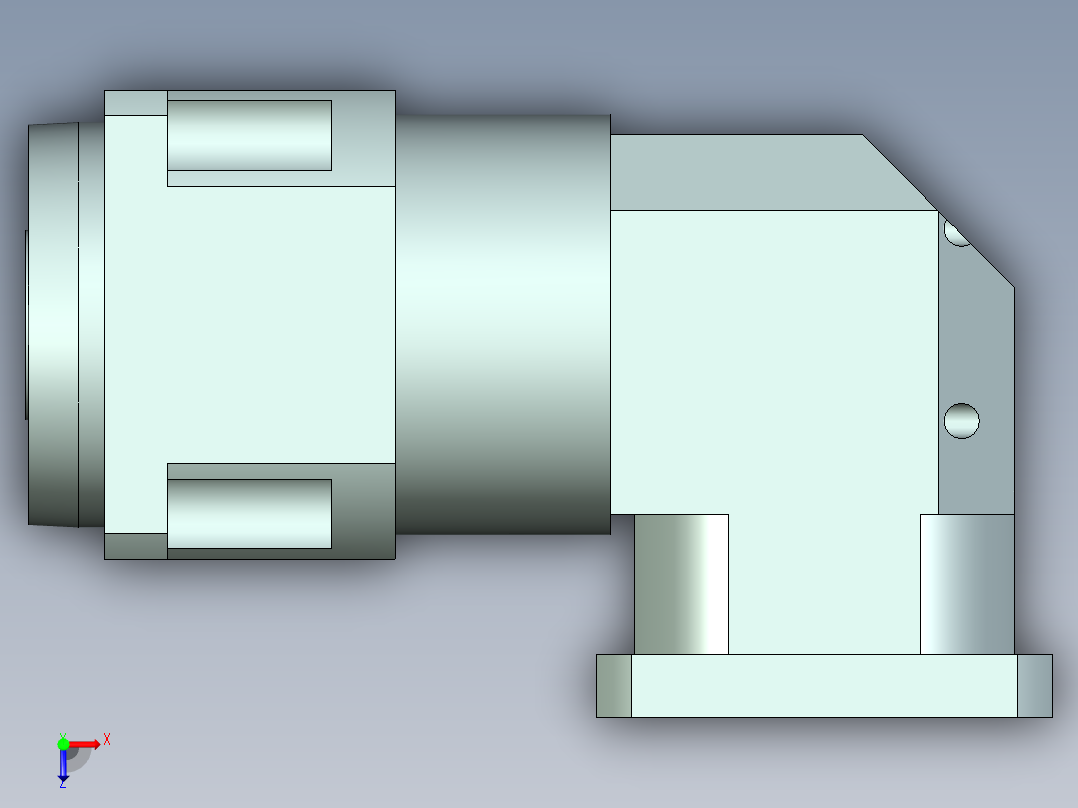 直齿孔ZPLX180-L3 35-114.3-200-M12.stp俯视图