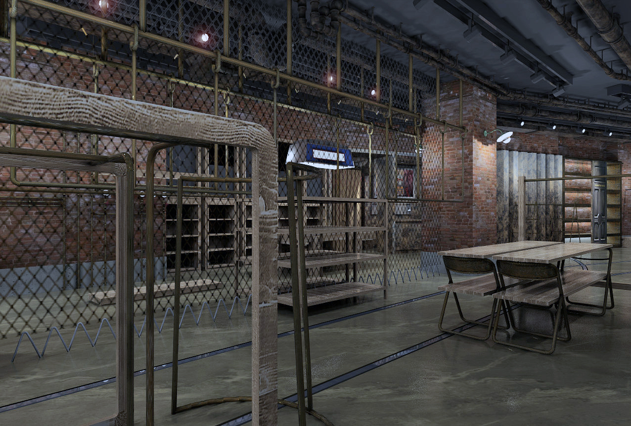 品牌男装专卖店CAD和效果图