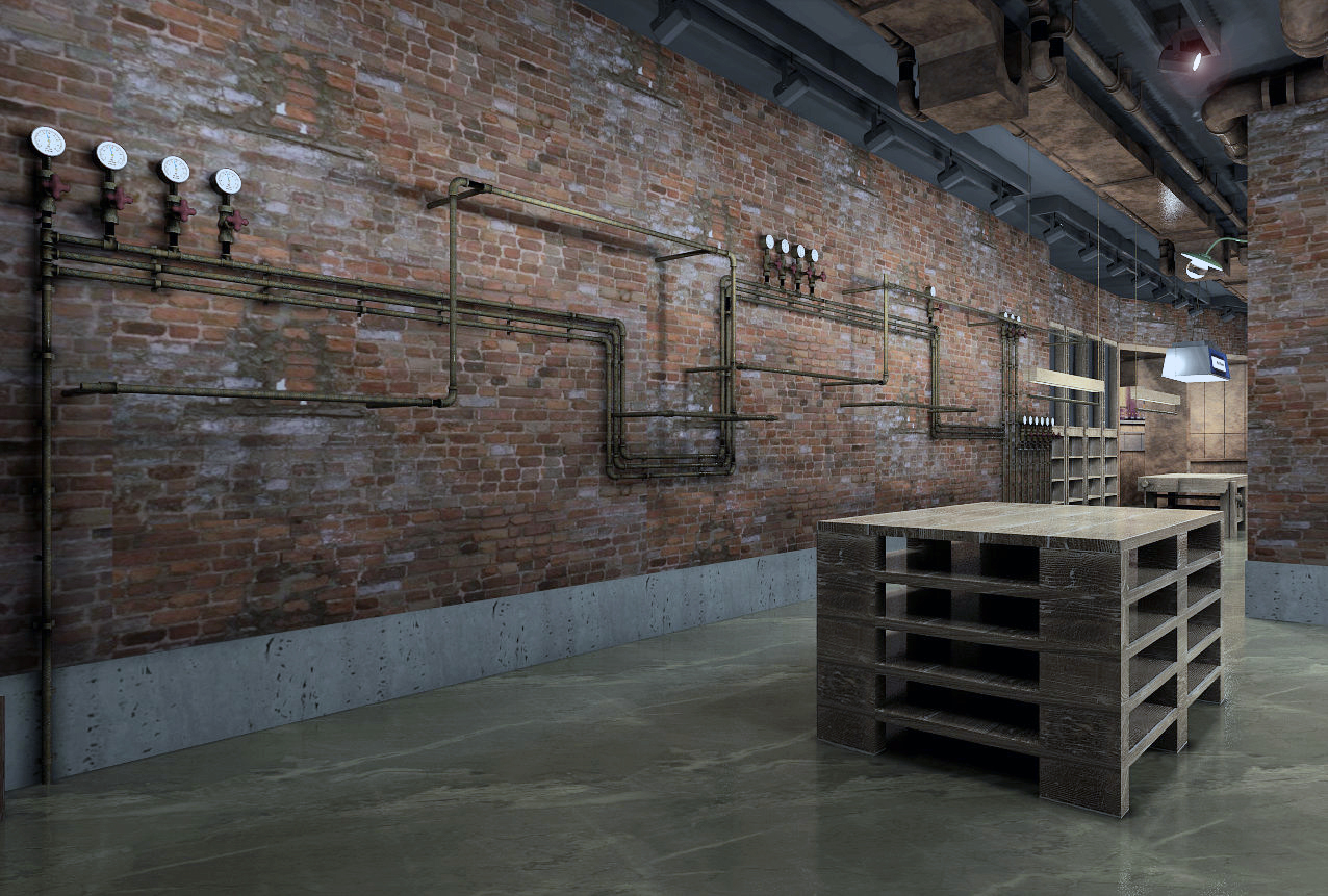 品牌男装专卖店CAD和效果图