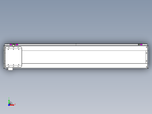 威洛博LC系列3d模型模组LC22H1Y-S1200前视缩略图