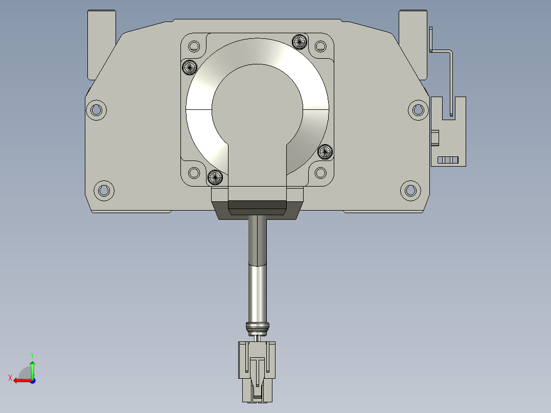 东锦丝杆传动-直线滑台模组DH135-C-L10-S150-BC-P400W-C3后视图