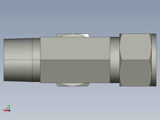 卡套式工业通用硬管接头16_rbu-s后视缩略图