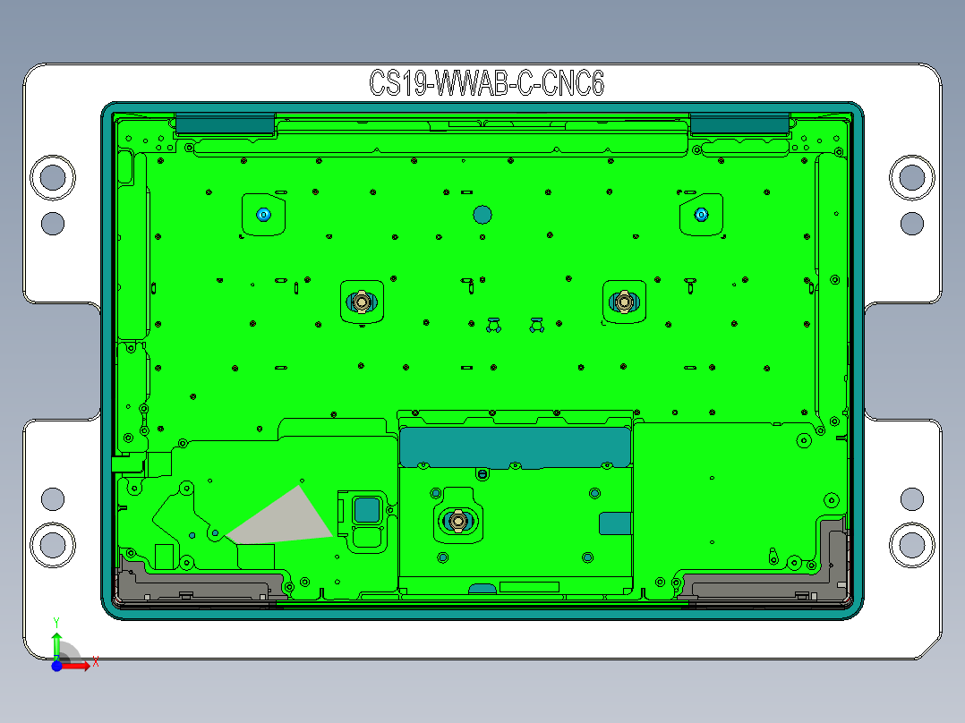 CS19-WWAB-C-CNC6笔记本CNC工装夹具三维模型-180809前视图