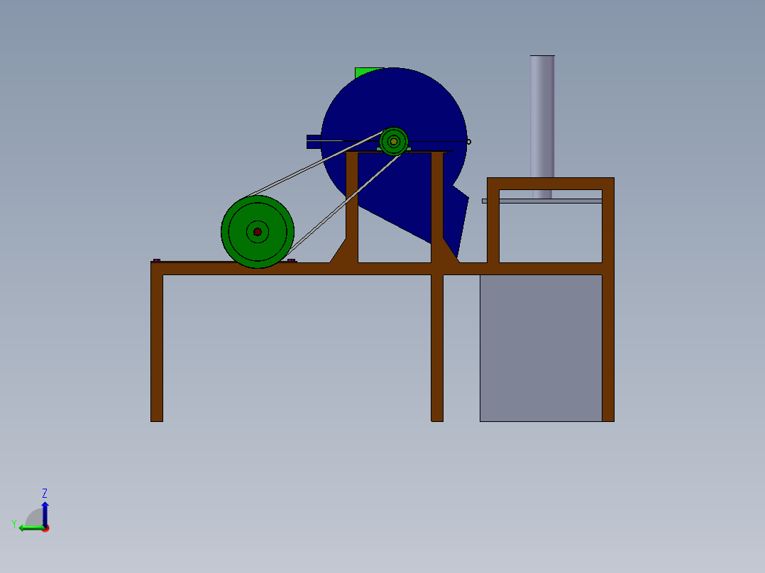 杂草粉碎压实一体机设计
