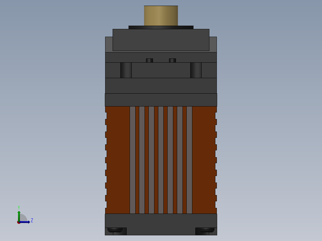 舵机(116)左视图