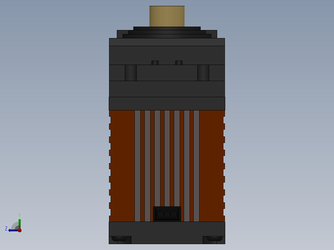 舵机(116)右视图