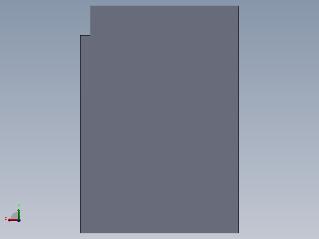 定制液压块后视图