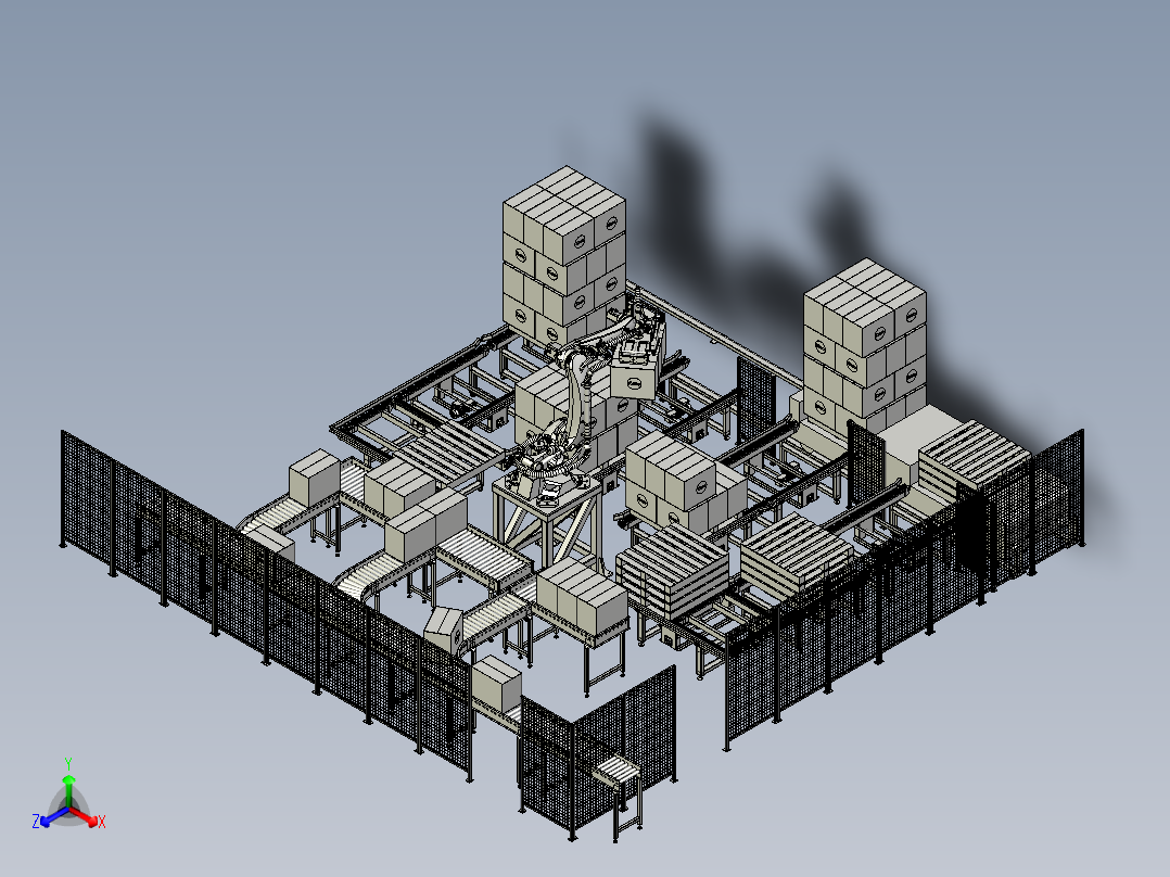 机器人码垛案例