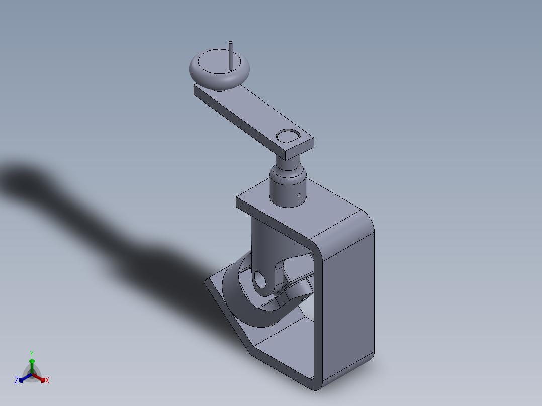 移动轨道正等轴测图