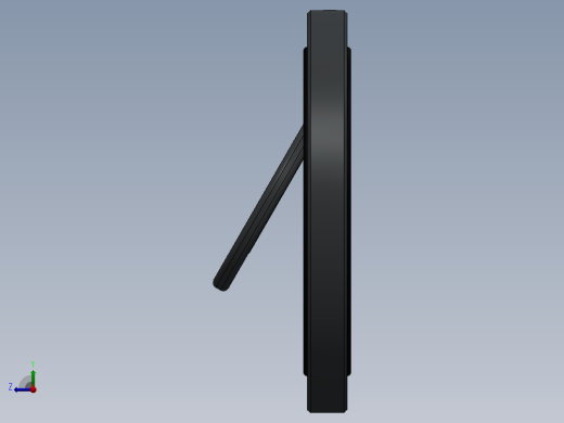 3款旋启式止回阀模型右视缩略图