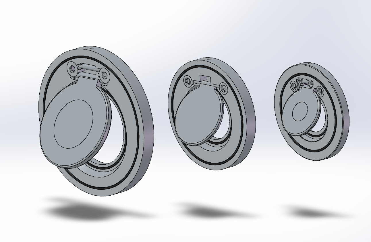 3款旋启式止回阀模型