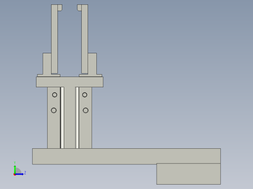 料篮夹具左视缩略图