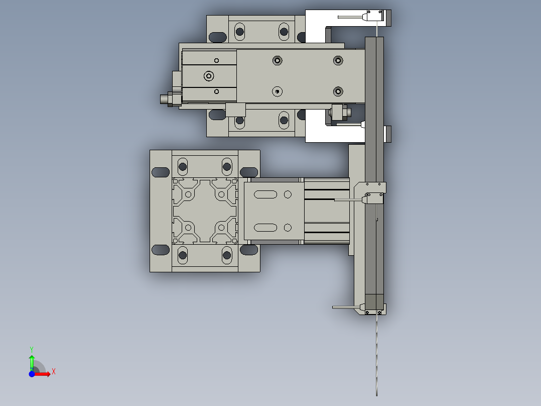 SJ2019012-ST011弹簧上料机构前视图