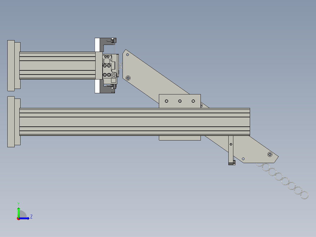 SJ2019012-ST011弹簧上料机构左视图