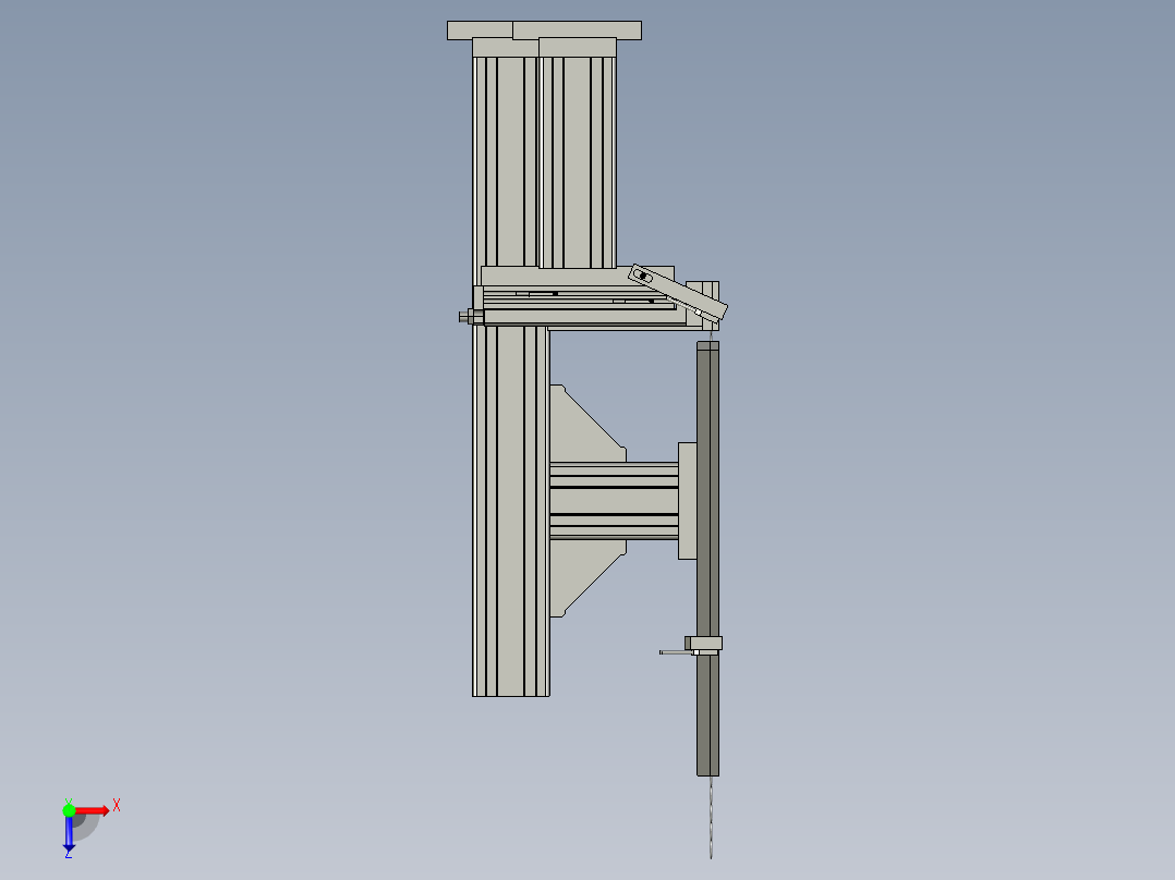 SJ2019012-ST011弹簧上料机构俯视图