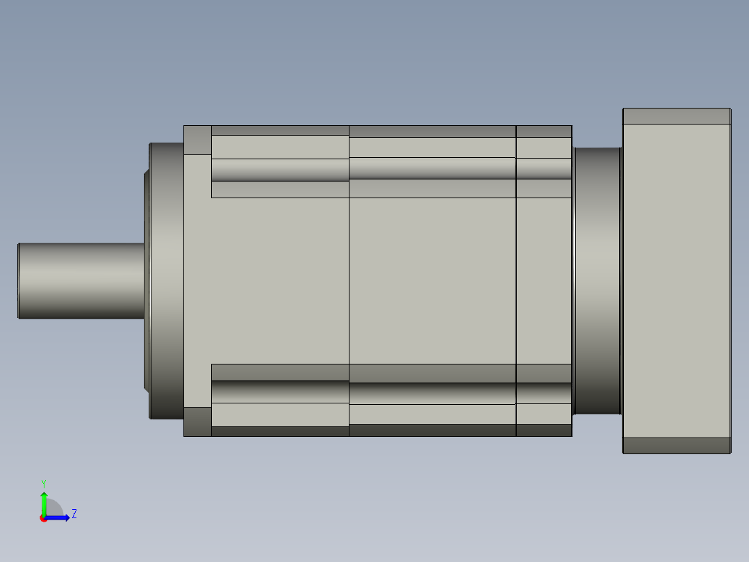 AB090AM1-015-S2-P2减速机左视图