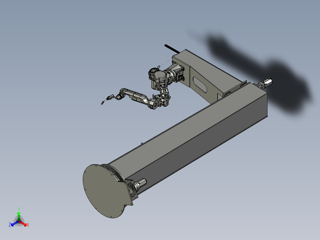 旋转C型架主视图