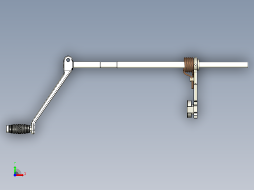 铃木 GT750 变速杆前视缩略图