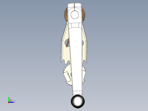 铃木 GT750 变速杆左视缩略图