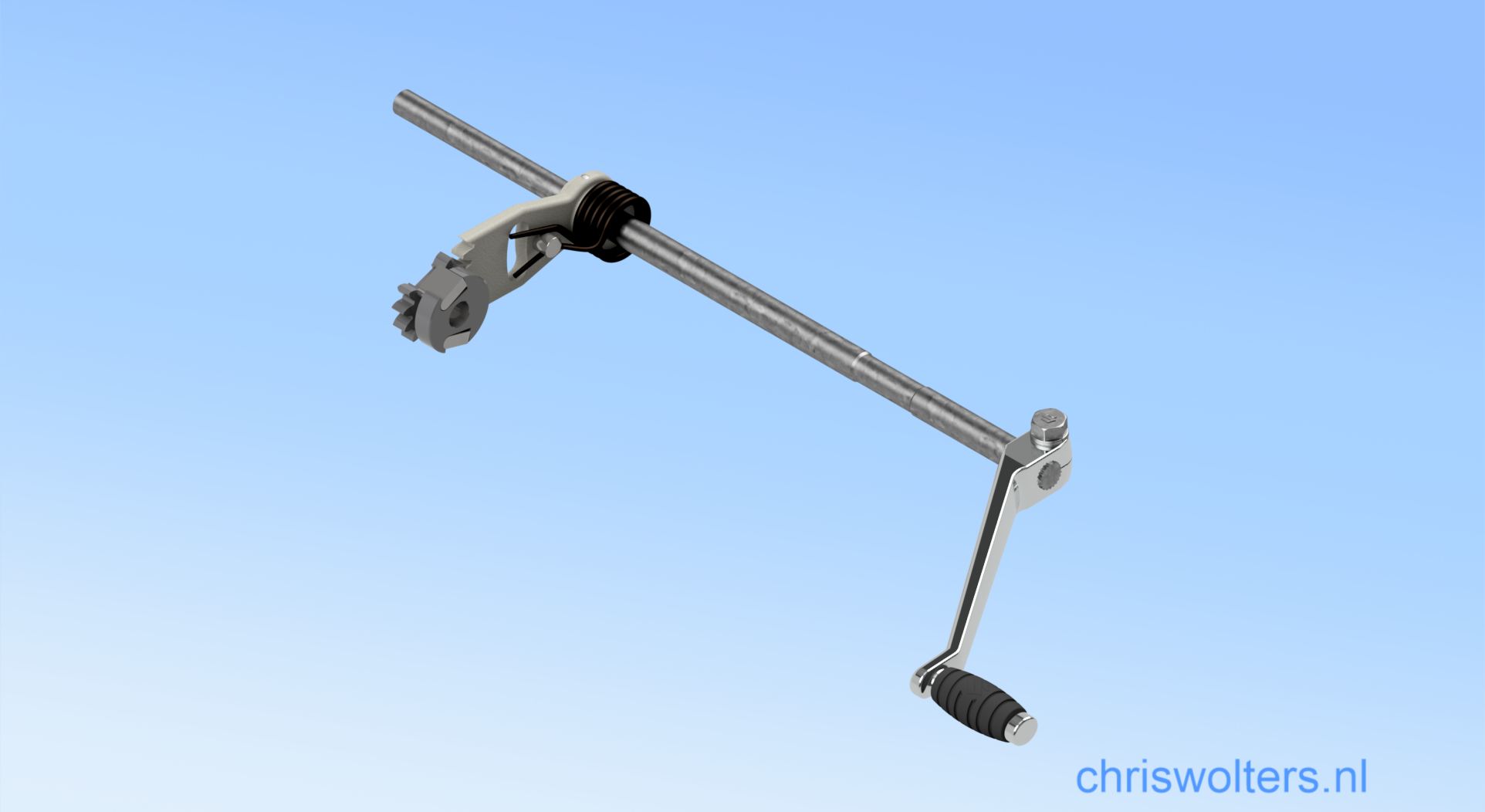 铃木 GT750 变速杆